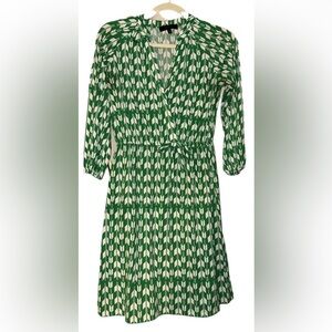 Eclair Green Patterned Dress
